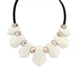 Big Geometric Choker Necklaces For Girls Women