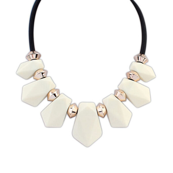 Big Geometric Choker Necklaces For Girls Women