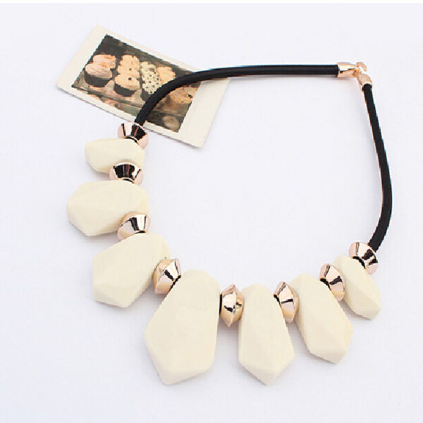 Big Geometric Choker Necklaces For Girls Women - Image 2