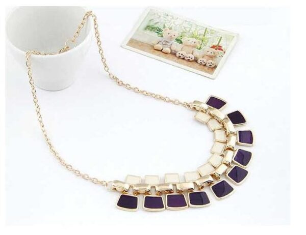 Long Statement Bling Fashion Necklace - Image 2