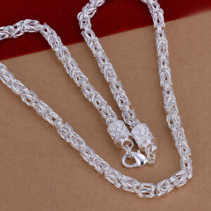 High Quality 925 Silver Necklace Chain fashion Necklace