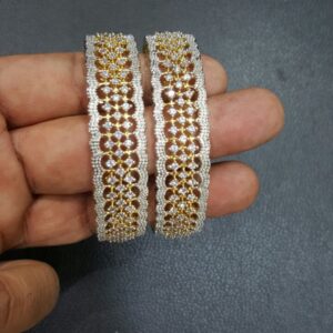 Shimmering Gold Plated Bangles