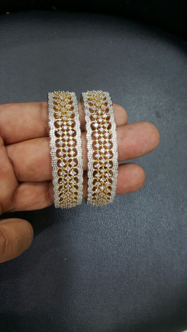 Shimmering Gold Plated Bangles