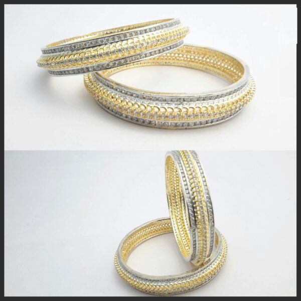 Wonderful Two-Tone Bangles Collection