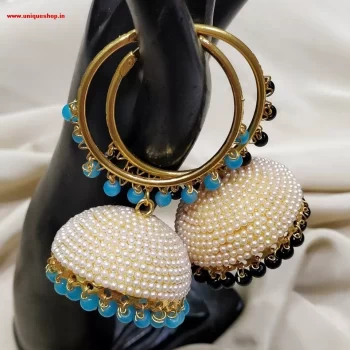 Pearl Jhumka Earrings