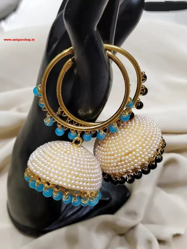 Pearl Jhumka Earrings
